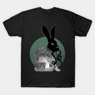 Tattooed riot  rabbit with snake T-Shirt